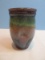 Artisan Pottery Indent Finger Grip 5 3/8