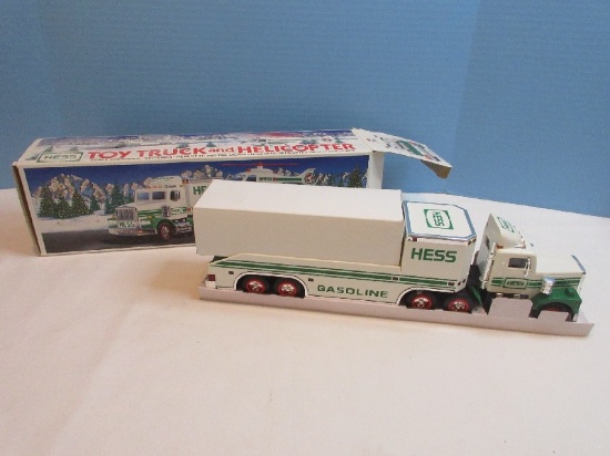 Collectors 1995 Hess Holiday Toy Truck & Helicopter in Original Box