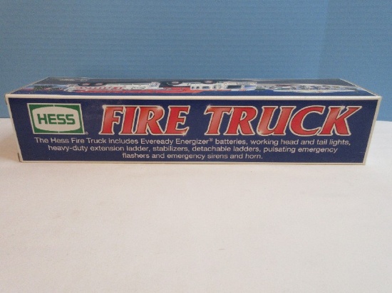 Collectors 2000 Hess Holiday Toy Fire Truck in Original Box