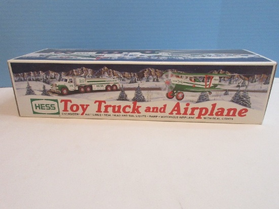 Collectors 2002 Hess Holiday Hess Holiday Toy Truck & Airplane in Original Box