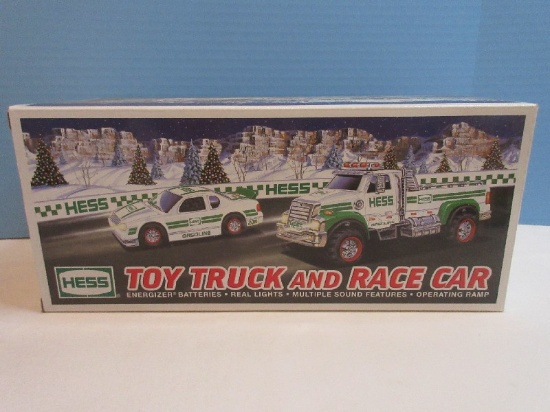 Collectors 2011 Hess Holiday Toy Truck & Race Car in Original Box
