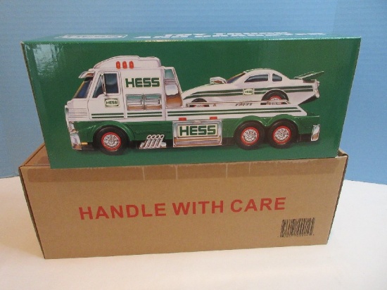 Collectors 2016 Hess Holiday Toy Truck & Dragster in Original Box w/ Shipping Box