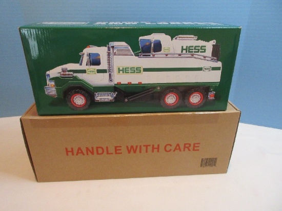 Collectors 2017 Hess Holiday Toy Dump Truck & Loader in Original Box w/ Shipping Box