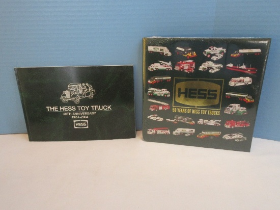 2 Hess Toy Trucks Books 40th Anniversary Paperback Book & 50 Years of Hess Toy Trucks
