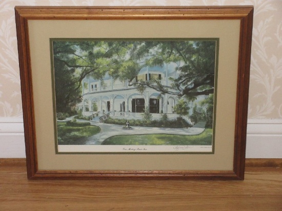 Titled "Two Meeting Street Inn" Charleston S.C. Fine Art Lithograph