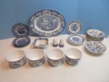 Collection - Blue/White China Dinnerware Royal Warwick Lochs of Scotland 14