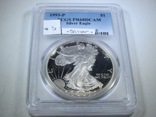 1993-P Silver Eagle/Walking Liberty Dollar