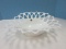 Westmoreland Milk Glass Doric Pattern Lacy Edge 13 1/4