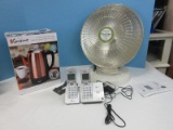 Group - Presto Heat Dish Plus Foot Light, 2 AT&T Cordless Phones