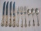 10 Pieces - Westmoreland Sterling George & Martha Washington Pattern 1940