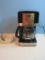 Mr. Coffee 12 Cup Programmable Coffee Maker Coffee Pot Black/Brushed Stainless Finish