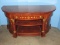 Infinity Furniture Import Orpheus Collection Burl & Walnut Finish T.V. Console Cabinet