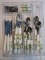 36 Piece - Noritake China Versatone Matchmaker Pattern Stainless Flatware