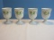 Set - 4 Noritake China Versatone Matchmaker Pattern 8oz. China 5 1/4