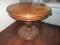 Opulent Italian Neoclassical Style Pedestal Accent Round Table Marquetry Star Top
