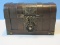 Old World European Keepsake Box Ornate Metal Latch Decorative Trim