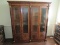 Exceptional Infinity Furniture Import Orpheus Collection Walnut Finish Lighted Curio