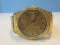 Seiko SQ Gold Tone Quartz Men's Wrist Watch w/ Date Display