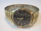 Citizen Quartz Gold Tone Mens Wrist Watch w/ Date & Day Display