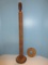 Early Continuous Calendar Upright Wooden Post Stick Base Days of Weeks