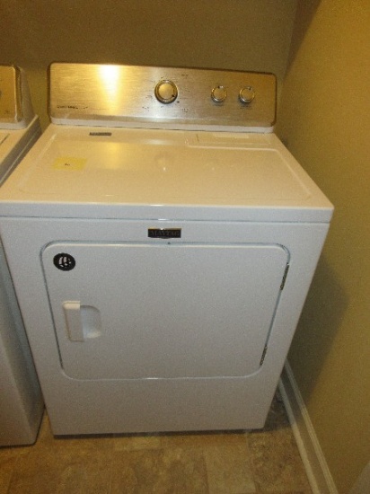 White Maytag Centennial MCT Commercial Technology 7.cu.ft Electric Front Load Dryer