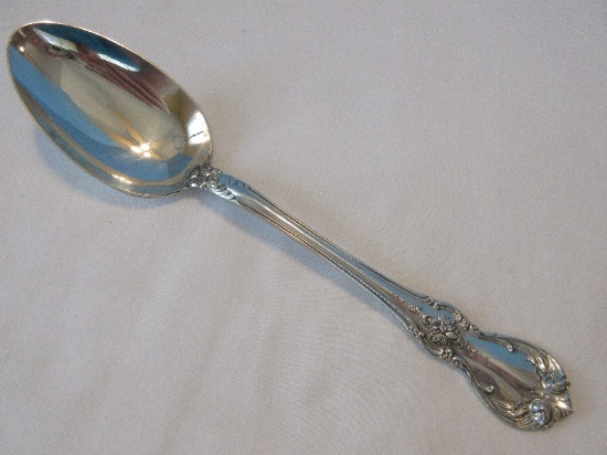 Classic Towle Sterling Old Master Pattern 1942 Glossy Finish 8 1/2" Serving Spoon Tablespoon