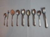 26 Pieces - Wm. Rogers A1 Plus Oneida LTD Silverplate Meadow Brook Pattern Flatware