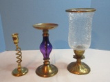 Collection Brass Spiral Column 7 1/2