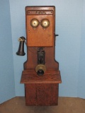 Incredible Find Antique Central Telephone & Electric Co. Long Distance Transmitter