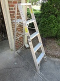 Aluminum A-Frame Folding Step Ladder 5ft.