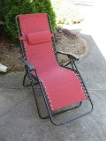 Zero Gravity Chair Recliner Folding Outdoor Patio Lawn Chair & Padded Headrest