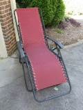 Zero Gravity Chair Recliner Folding Outdoor Patio Lawn Durable Textilene Fabric