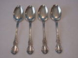 4 Pieces - Classic Towle Sterling Old Master Pattern 1942 Glossy Finish Scalloped Edges