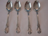 4 Pieces - Classic Towle Sterling Old Master Pattern 1942 Glossy Finish Scalloped Edges