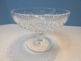 Exquisite Waterford Crystal Alana Pattern Cut Cross Hatch Design 6 1/2