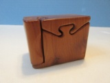 Master Craftsman Carpenter Wood Puzzle Trinket Box