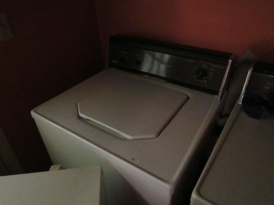 Vintage RCA White Metal Top Load Washing Machine