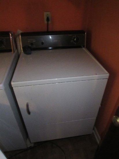 Vintage RCA White Metal Front Load Dryer