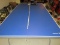 Sport Craft Ping Pong Table on Coasters w/Playback Position Blue Surface Top