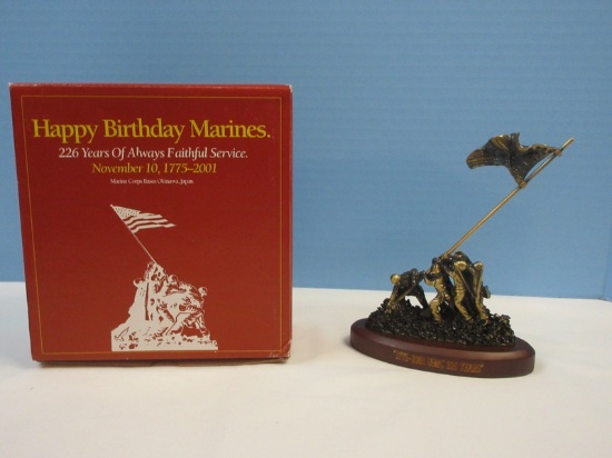Happy Birthday Marines 226 Years of Always Faithful Service "Raising The Flag on Iwo Jima"