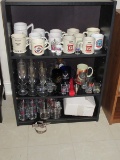 Group USMC or Barware Tumblers, Camp Pendleton Stems, Misc. Shot Glass, Coffee Cup, Etc.