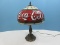 Phenomenal Tiffany Style Coca-Cola Logo Scalloped Shade 19