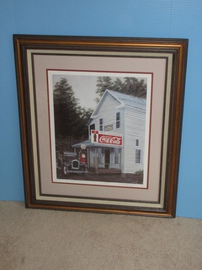 M.L. Jarrand's General Store U.S. Post Office Cleveland, S.C. with Drink Coca-Cola Sign