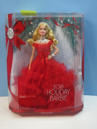 Collectors Mattel 2018 Holiday Barbie Signature Doll 30th Anniversary Rich in Tradition NIB