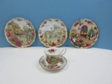 5 pcs. Royal Albert Bone China Old Country Roses 