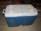 Rubbermaid Blue rolling cooler