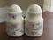 Pfaltzgraff Ceramic Floral Design Salt & Pepper Shakers
