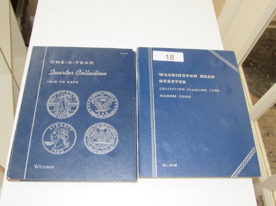 2 Whitman Quarter Coin books *NO COINS*