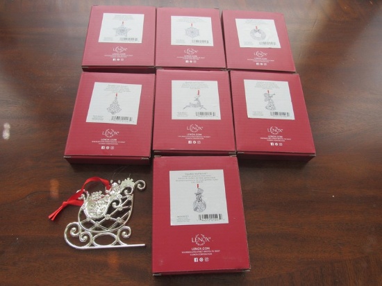 Lenox Metal Ornament Lot