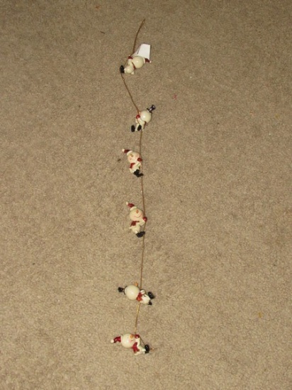 5 Boxes 6 Snowman Hanging on Rope